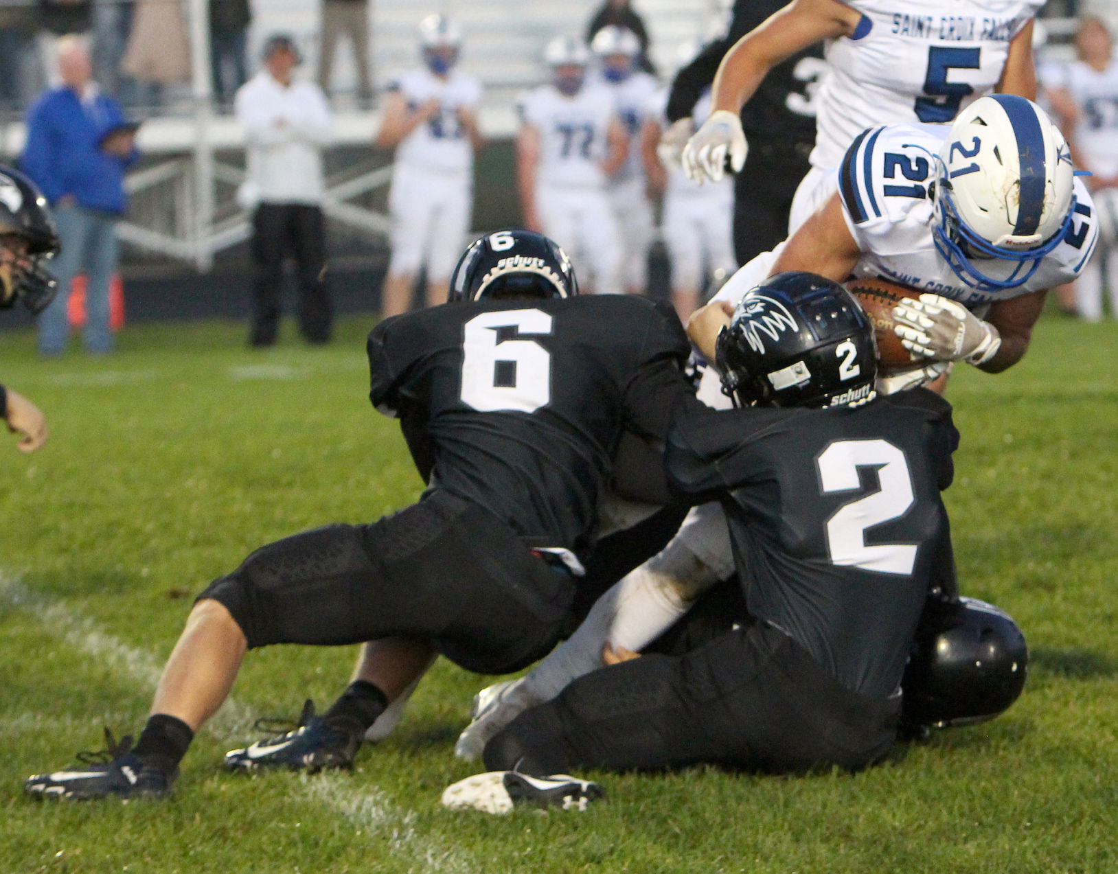 Saint Croix Falls at Bloomer football 9-24-21